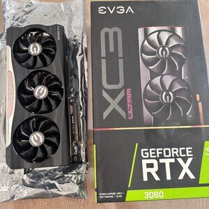 EVGA GeForce RTX 3080 XC3 Ultra Gaming 10GB GDDR6X Graphics Card
